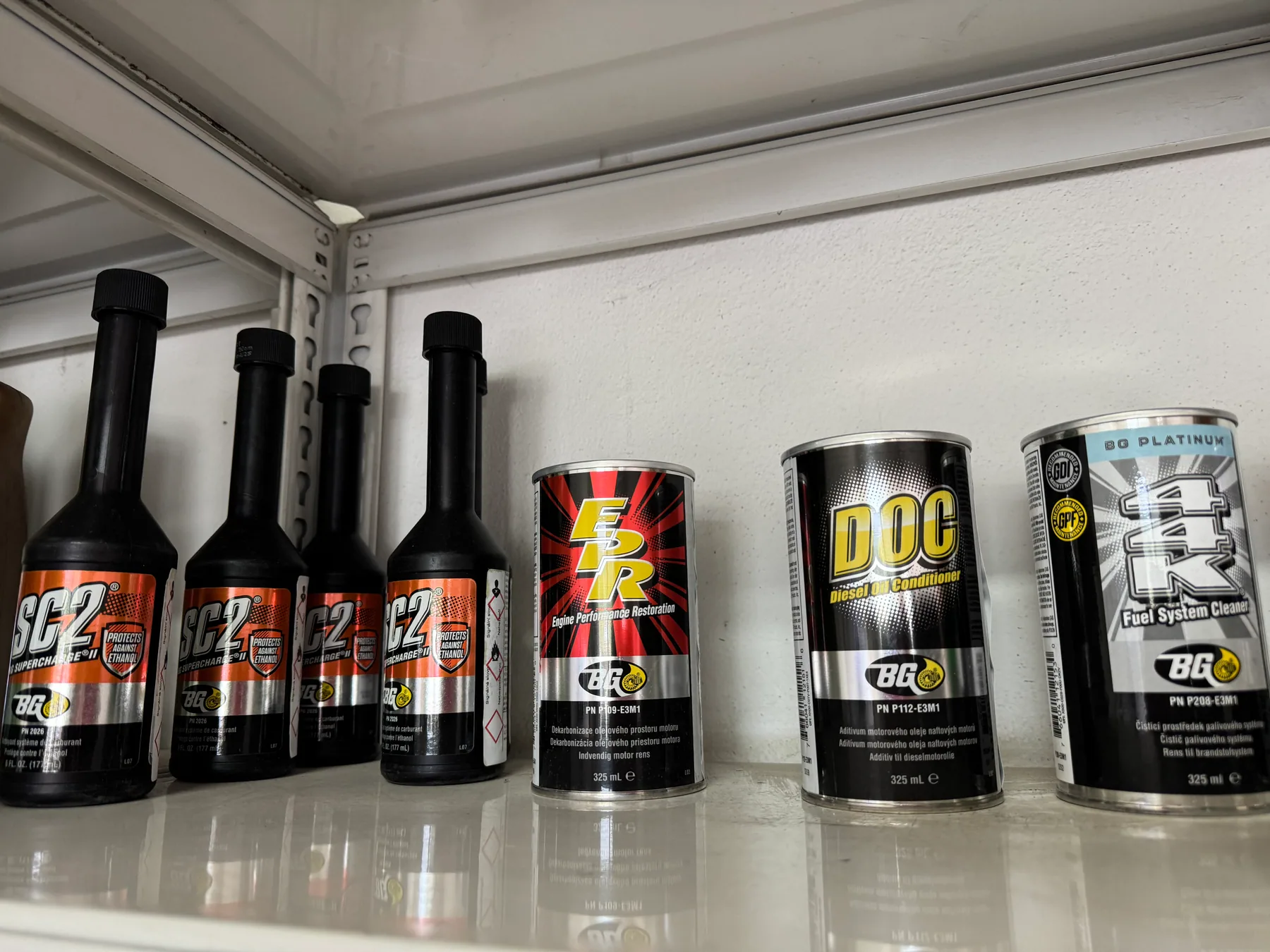 Produkty BG pre motory a palivové systémy